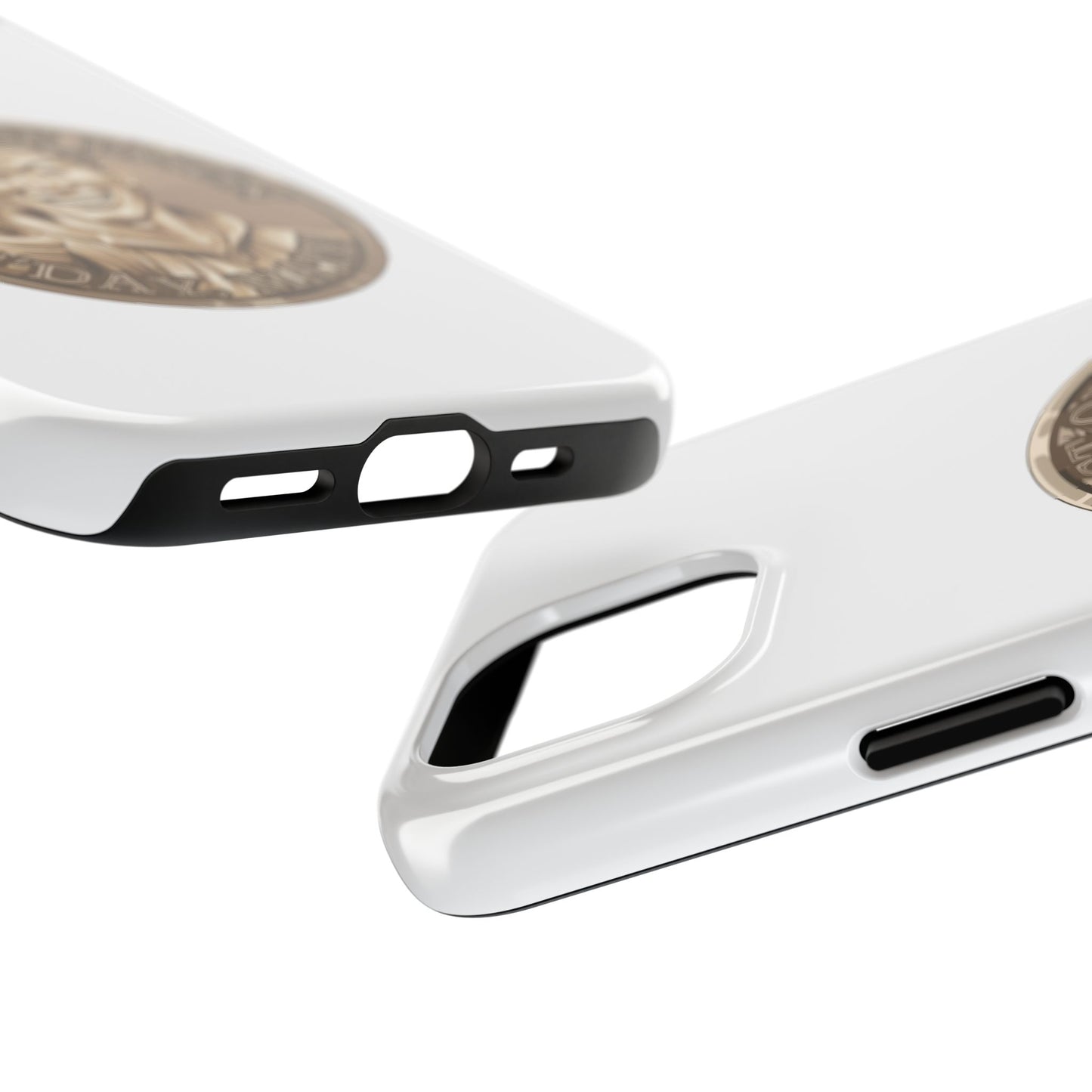 iPhone and Samsung Bronze Spirit Coin Tough Phone Case - Durable Protection