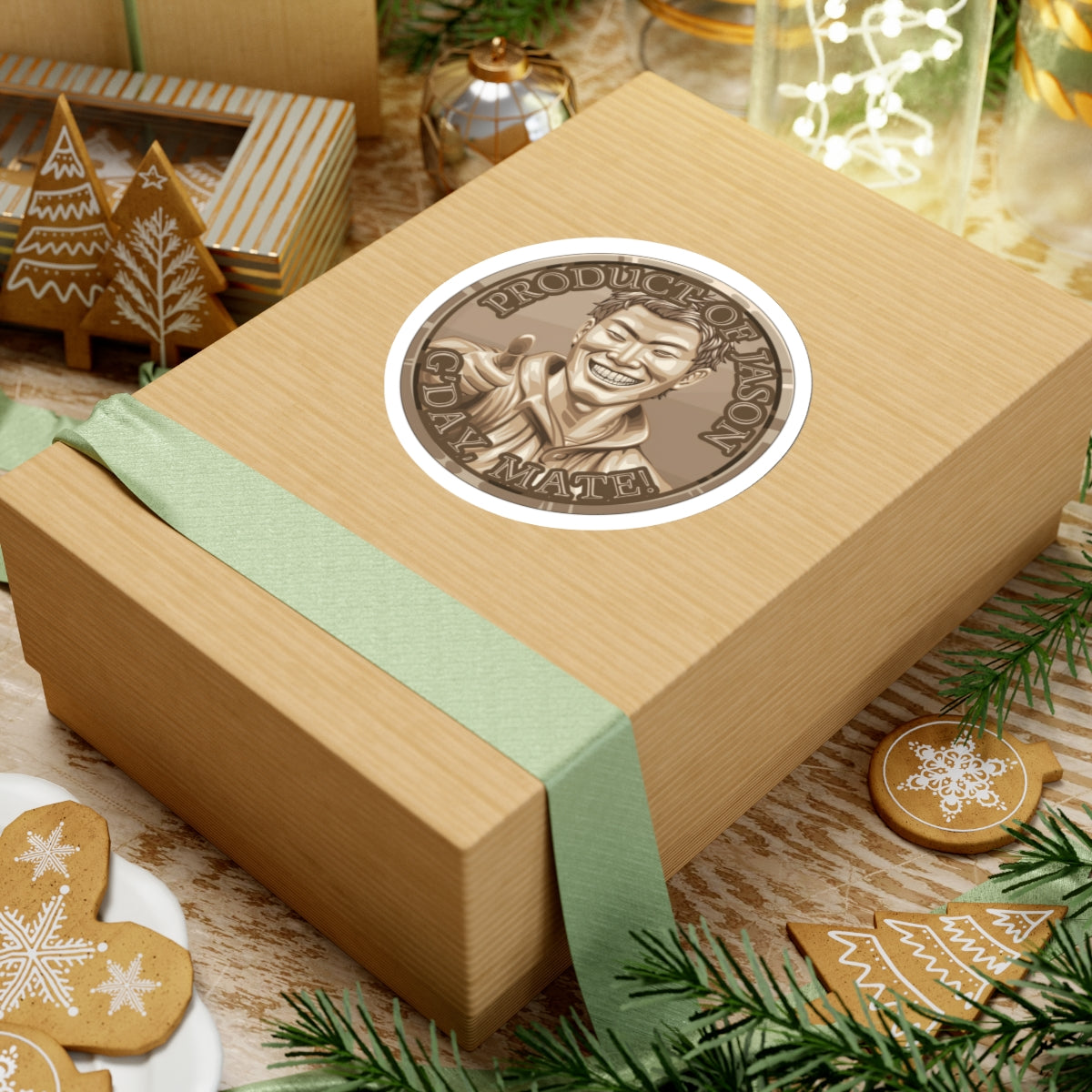 (Indoor) Bronze Spirit Coin Sticker of He Who Fights With Monsters Jason Asano Bronze Coin Sticker G'day Mate Product of Jason Sticker Bronze Rank