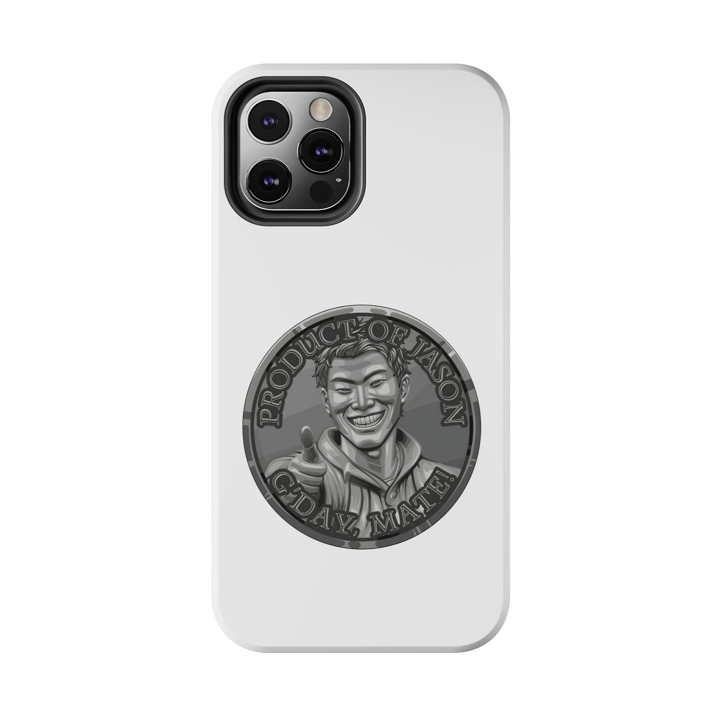iPhone and Samsung Iron Spirit Coin Tough Phone Case - Durable Protection