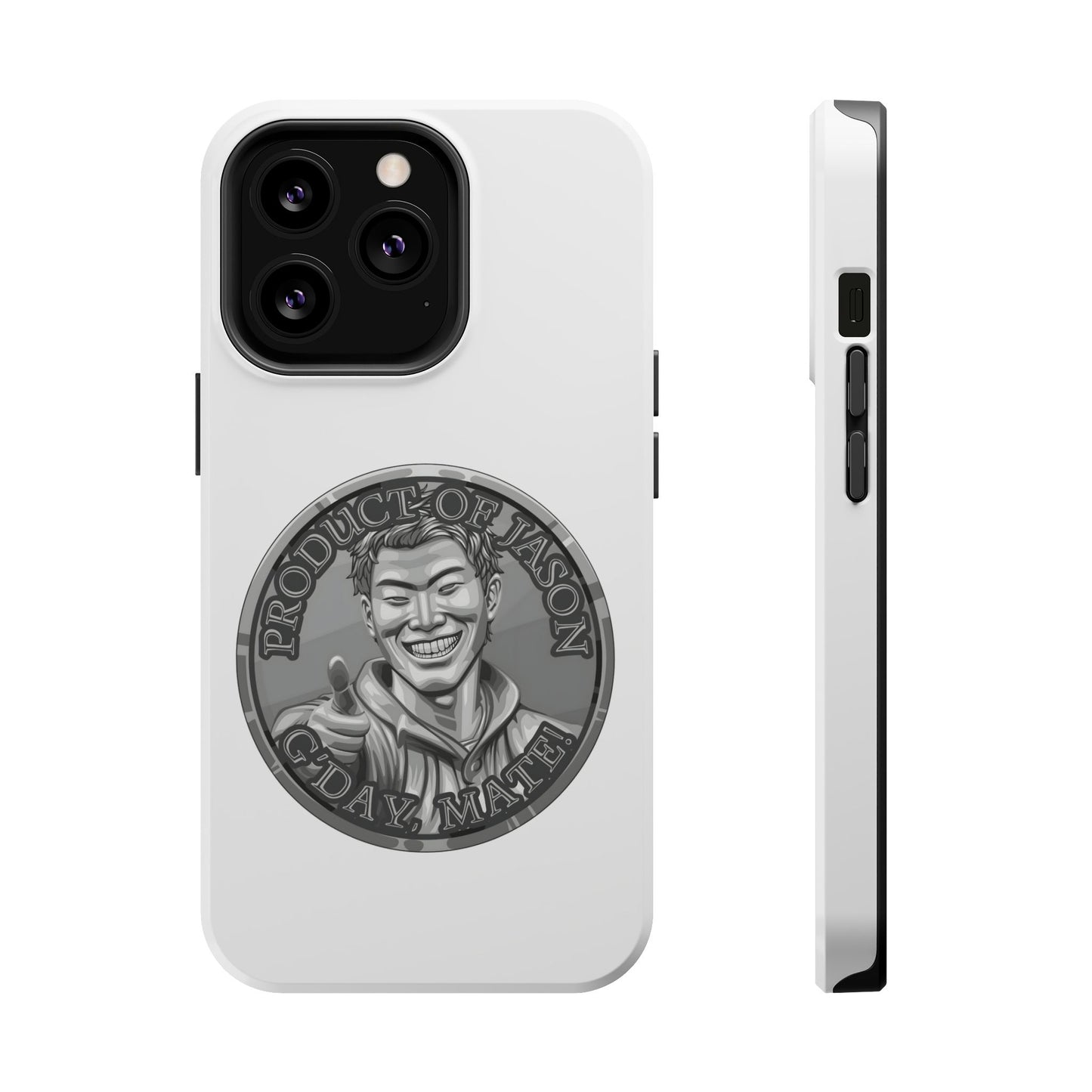 Silver Spirit Coin MagSafe Magnetic Tough Case