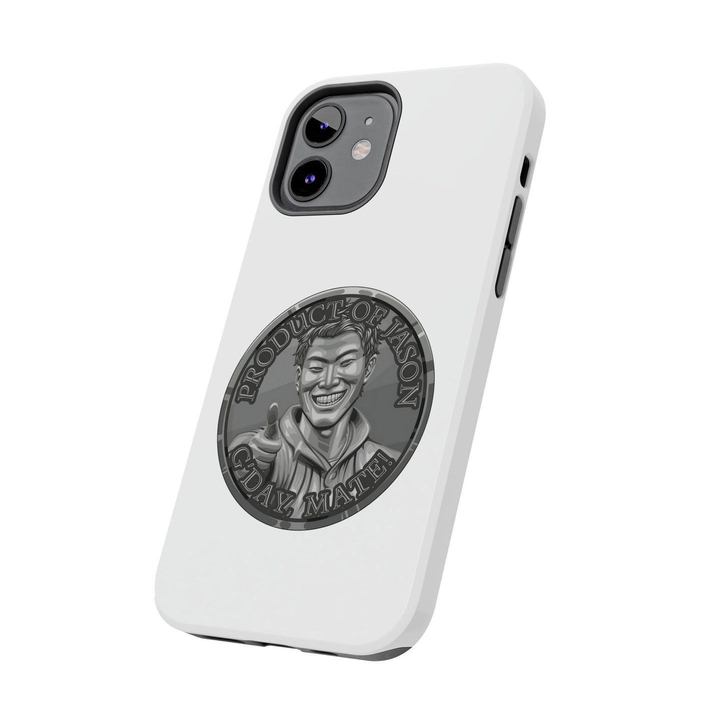 iPhone and Samsung Iron Spirit Coin Tough Phone Case - Durable Protection
