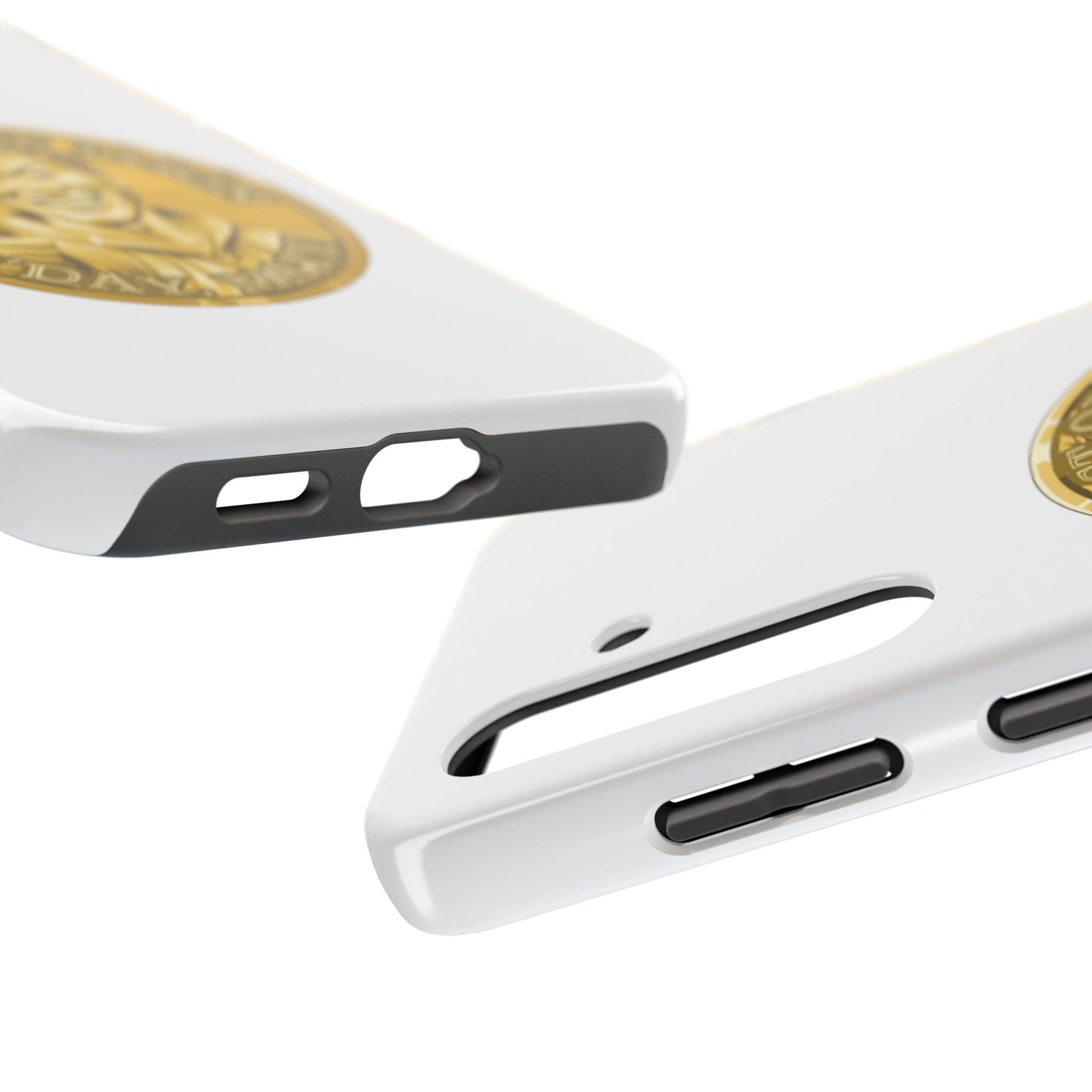 iPhone and Samsung Gold Spirit Coin Tough Phone Case - Durable Protection