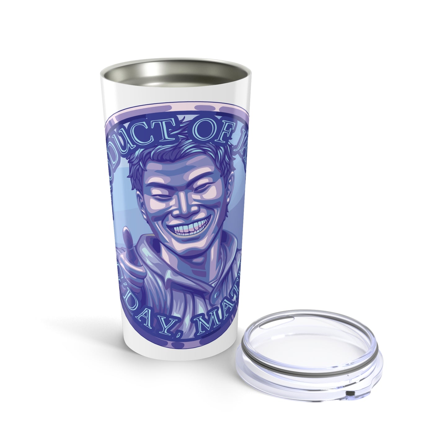 Diamond Spirit Coin Tumbler 20oz of He Who Fights With Monsters Jason Asano Diamond Coin Tumbler G'day Mate Product of Jason Tumbler