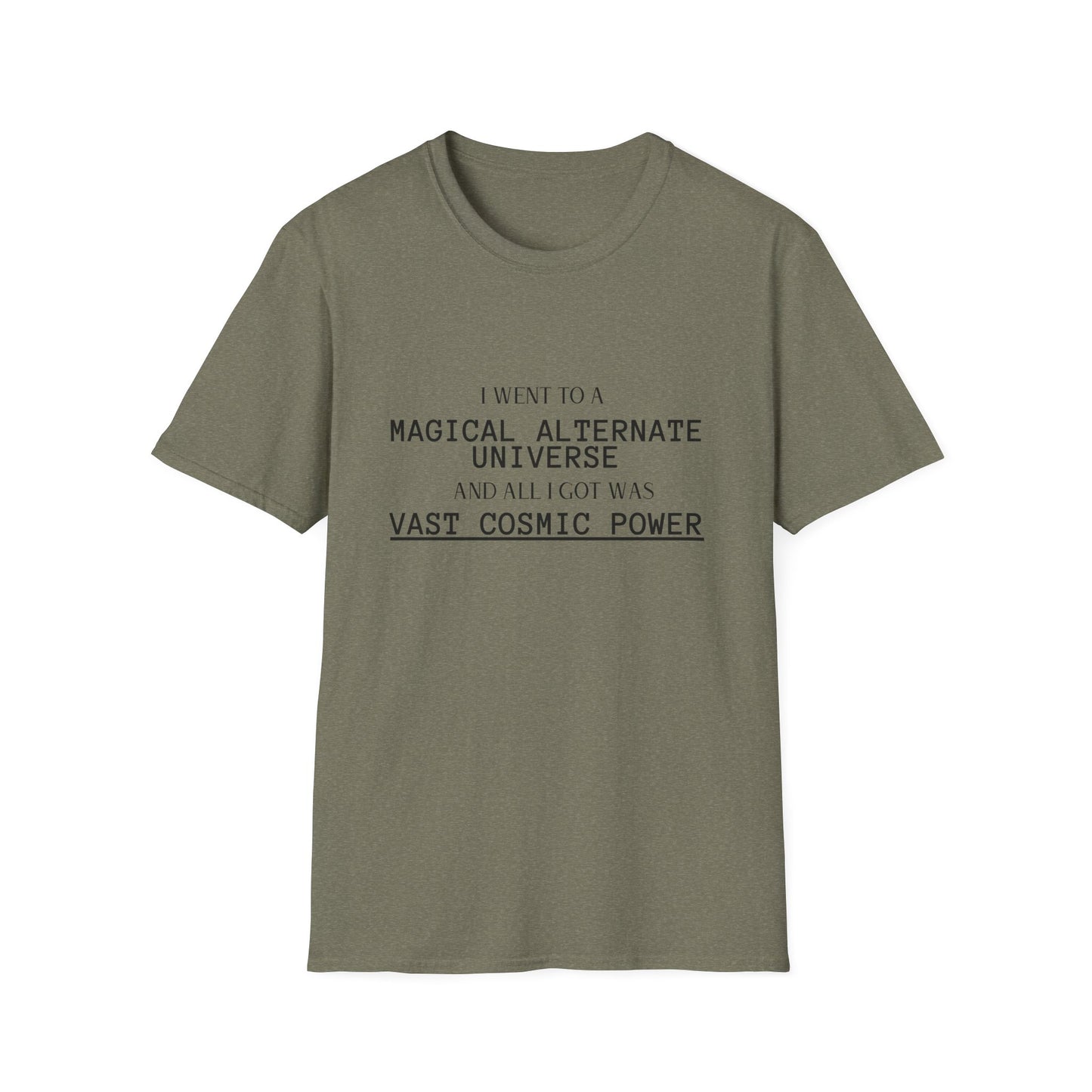 He Who Fights With Monsters Fan Fiction T-Shirt Bronze Rank I went to a MAGICAL ALTERNATE UNIVERSE and all I got was vast cosmic power