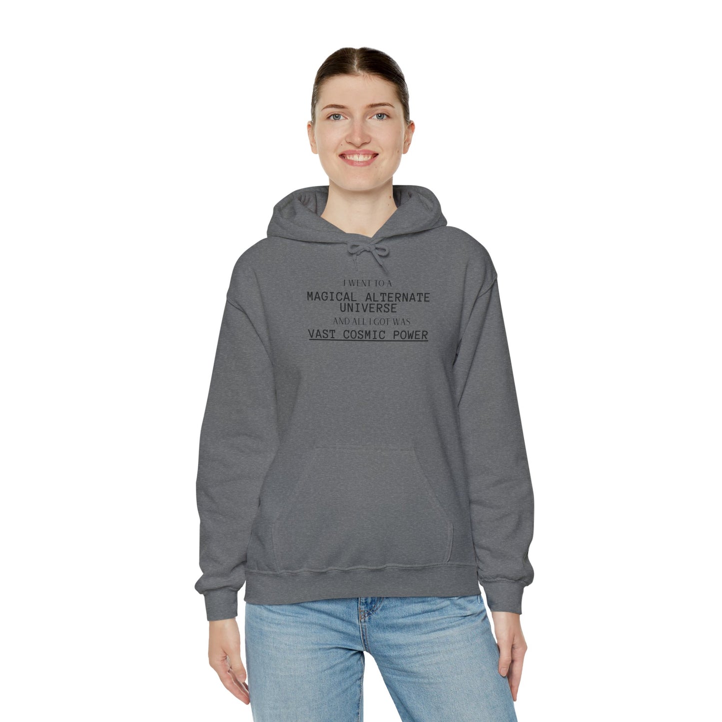 Silver Rank He Who Fights With Monsters Fan Fiction Hoodie I went to a MAGICAL ALTERNATE UNIVERSE and all I got was Vast Cosmic Power