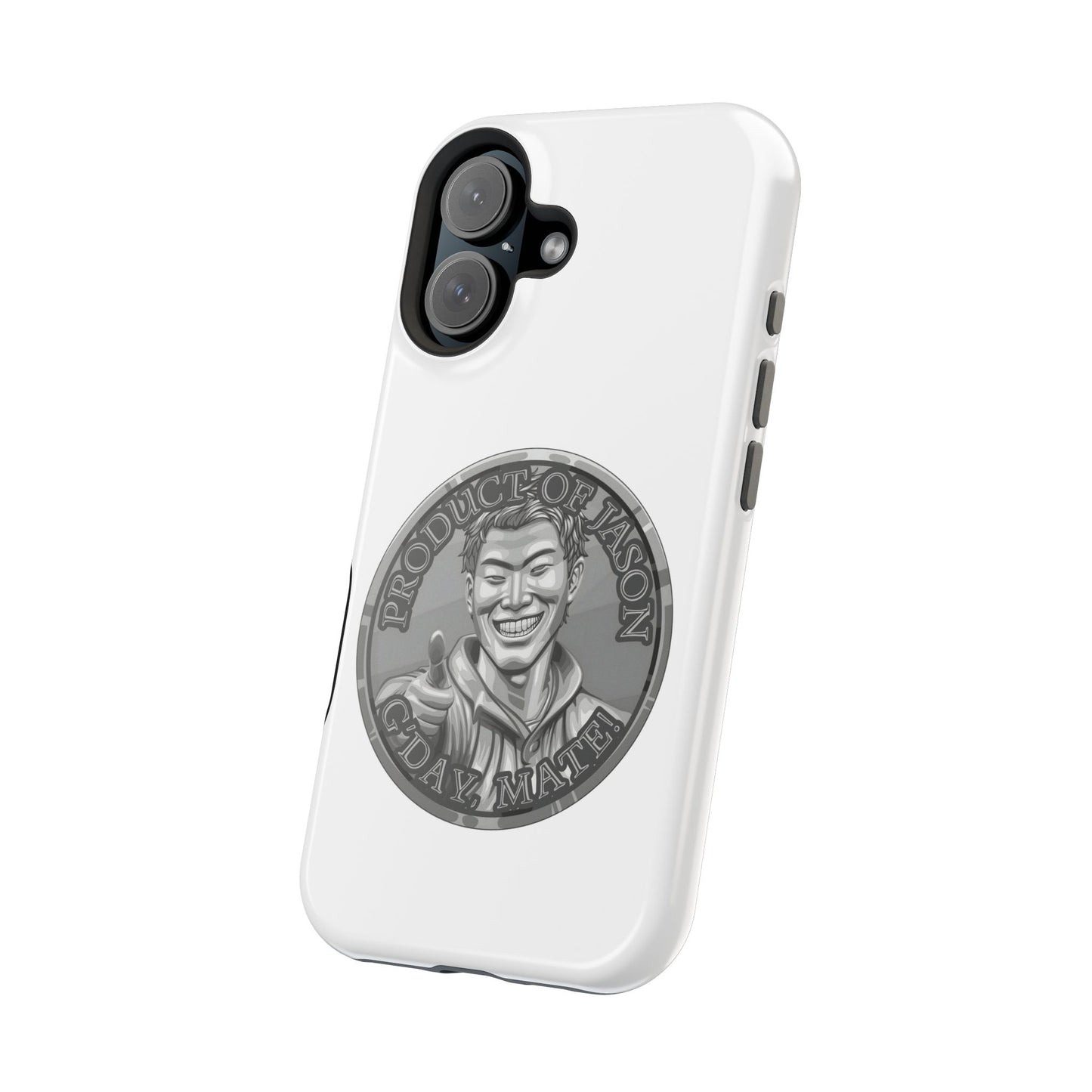 Silver Spirit Coin MagSafe Magnetic Tough Case