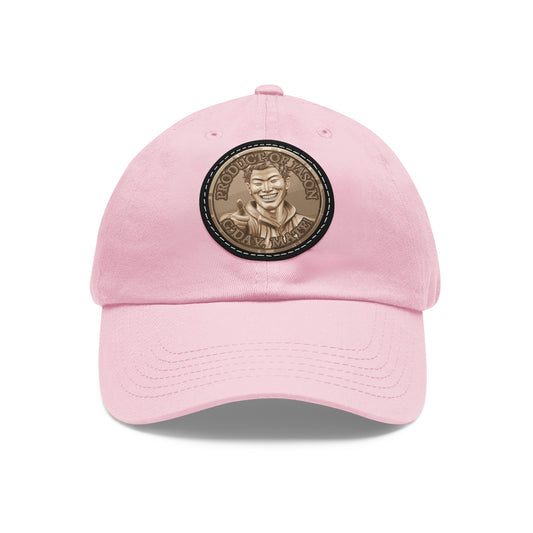 Bronze Spirit Coin Leather Patch Hat of He Who Fights With Monsters Jason Asano Bronze Coin Hat G'day Mate Product of Jason Ha ts