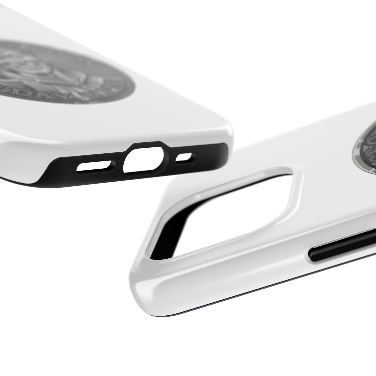 iPhone and Samsung Iron Spirit Coin Tough Phone Case - Durable Protection