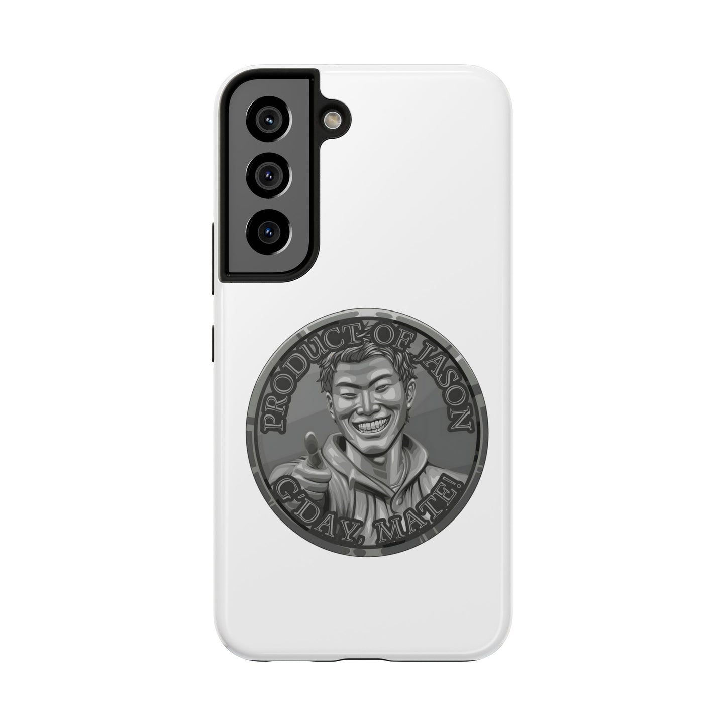 iPhone and Samsung Iron Spirit Coin Tough Phone Case - Durable Protection