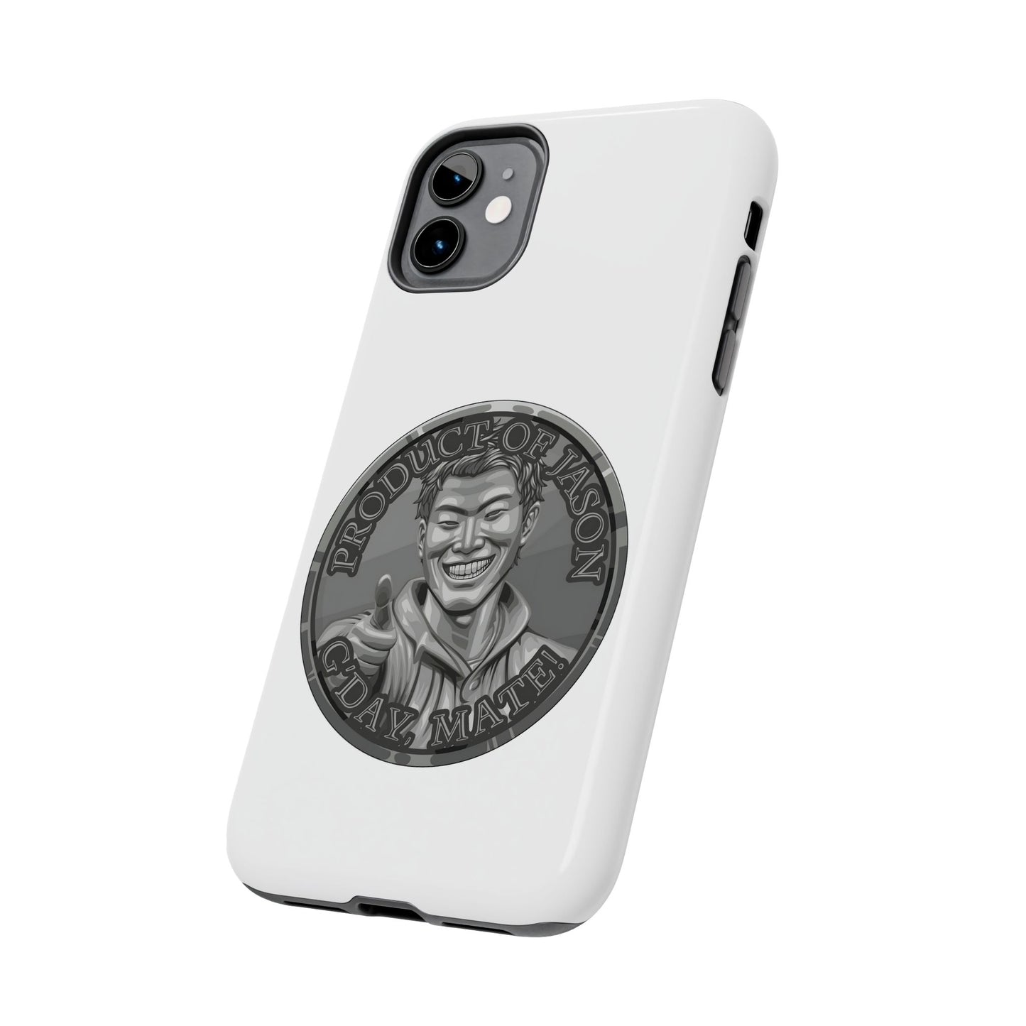 iPhone and Samsung Iron Spirit Coin Tough Phone Case - Durable Protection