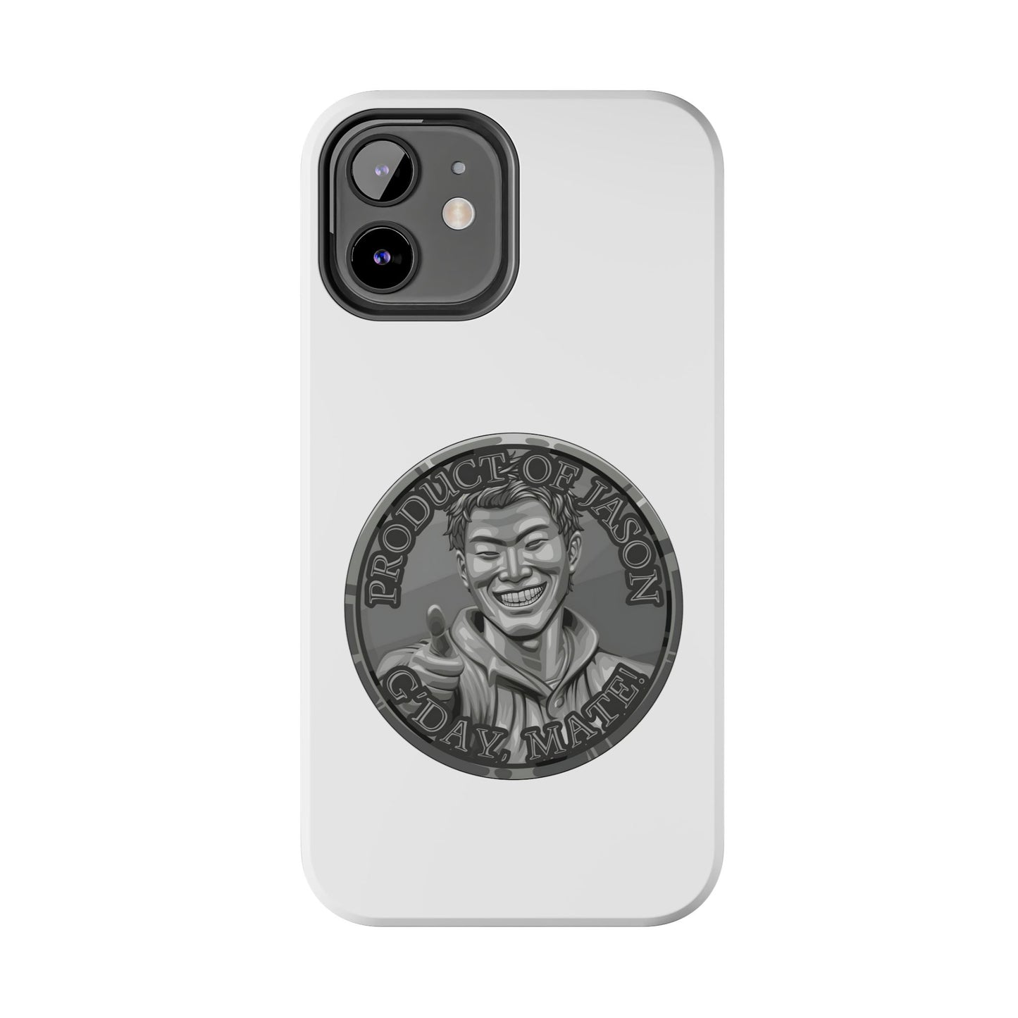 iPhone and Samsung Iron Spirit Coin Tough Phone Case - Durable Protection