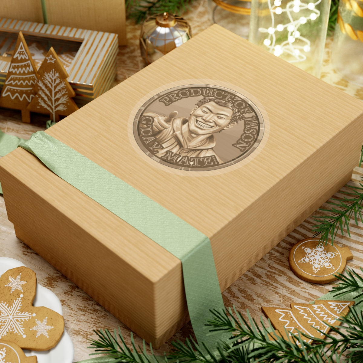 (Indoor) Bronze Spirit Coin Sticker of He Who Fights With Monsters Jason Asano Bronze Coin Sticker G'day Mate Product of Jason Sticker Bronze Rank